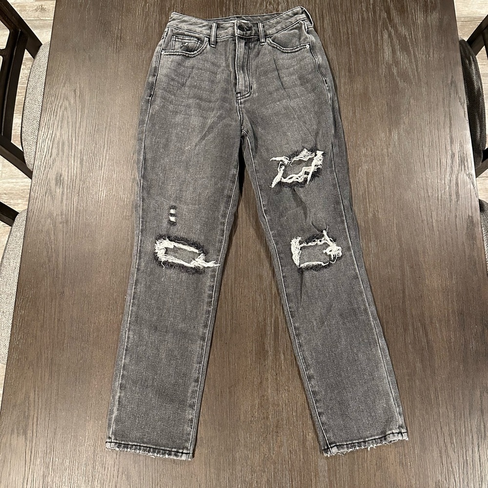 Gray PacSun Mom Jeans
